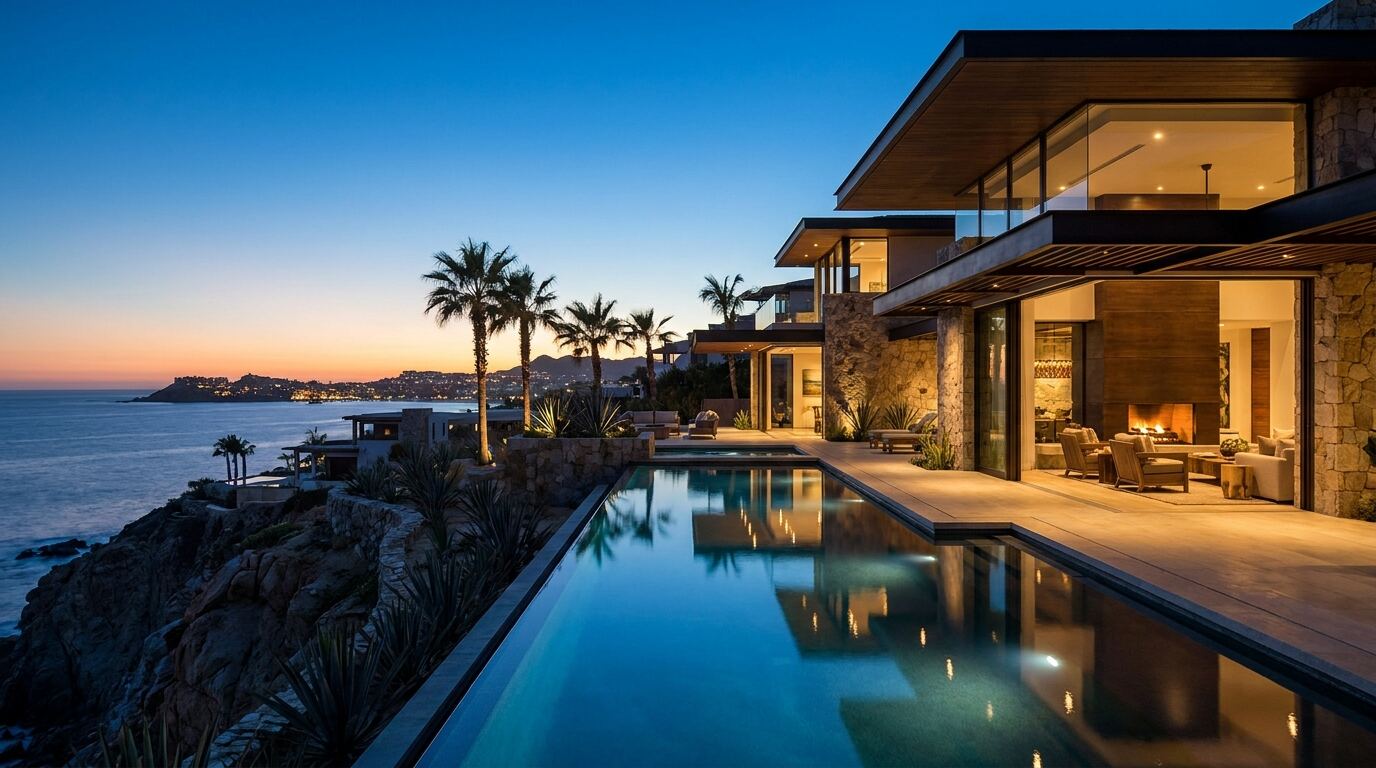 Oceanfront villa in Los Cabos